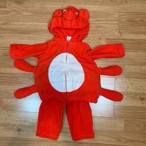 Carter's Baby Boy Girl  Crab Lobster Costume HALLOWEEN 3-6 months 2 piece